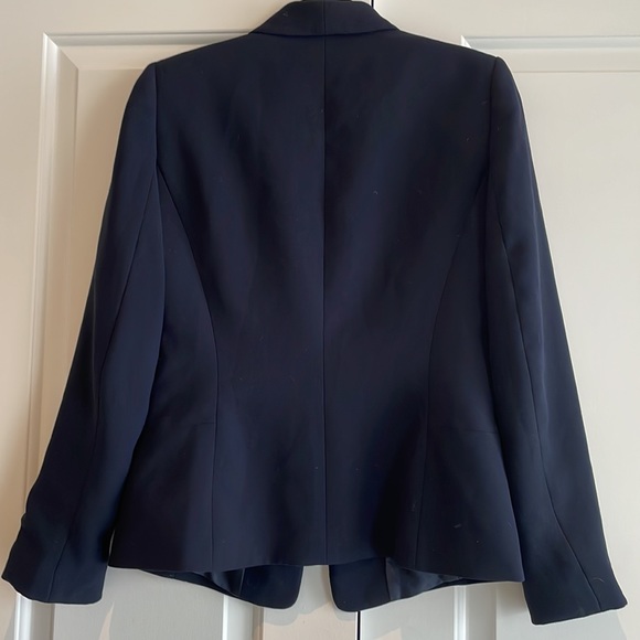 Tahari Arthur S Levine Dark Navy Blazer size 6 - Picture 7 of 7
